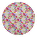 Sweet Pea Flower Pattern Print Round Blanket