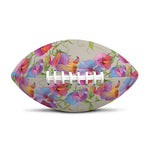 Sweet Pea Flower Pattern Print Rugby Ball