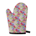Sweet Pea Flower Pattern Print Single Oven Mitt