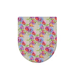 Sweet Pea Flower Pattern Print Toilet Lid Cover