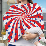 Swirl American Patriotic Star Print Baby Seat Cover