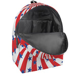 Swirl American Patriotic Star Print Backpack