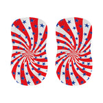 Swirl American Patriotic Star Print Bar Stool Covers