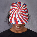 Swirl American Patriotic Star Print Baseball Cap