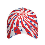 Swirl American Patriotic Star Print Baseball Cap