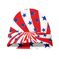Swirl American Patriotic Star Print Beanie