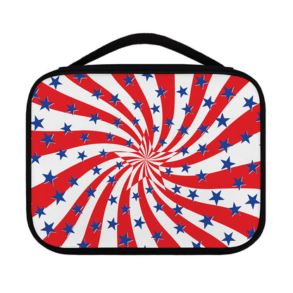 Swirl American Patriotic Star Print Classic Bible Case