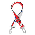 Swirl American Patriotic Star Print Dog Seat Belt