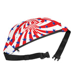 Swirl American Patriotic Star Print Fanny Pack