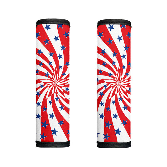 Swirl American Patriotic Star Print Handle Covers
