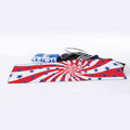 Swirl American Patriotic Star Print Sports Towel