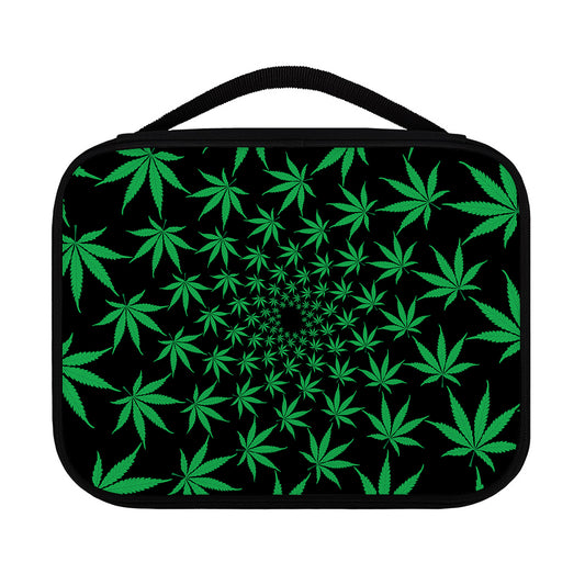Swirl Cannabis Leaf Print Classic Bible Case
