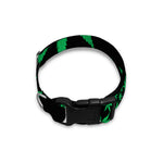 Swirl Cannabis Leaf Print Dog Collar