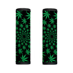 Swirl Cannabis Leaf Print Handle Covers