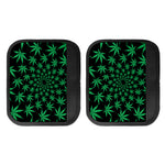 Swirl Cannabis Leaf Print Handle Covers