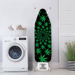 Swirl Cannabis Leaf Print Ironing Board Cover