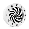 Swirl Optical Illusion Print Alarm Clock