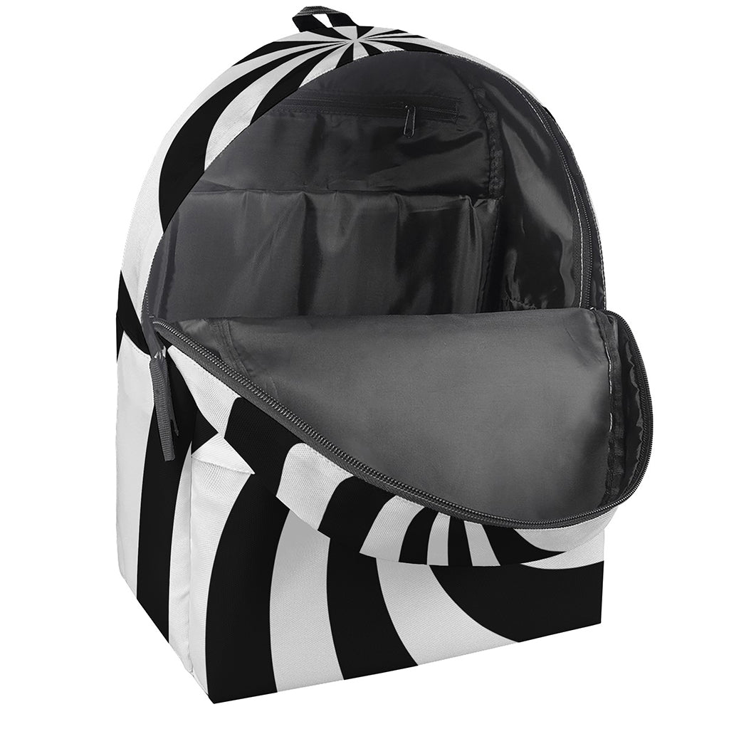 Swirl Optical Illusion Print Backpack