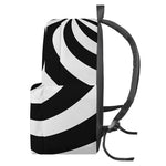 Swirl Optical Illusion Print Backpack