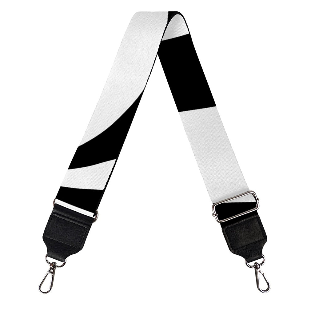 Swirl Optical Illusion Print Bag Strap