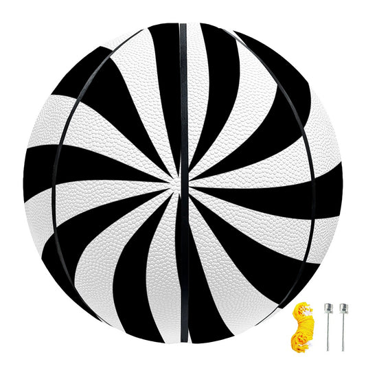Swirl Optical Illusion Print Basketball