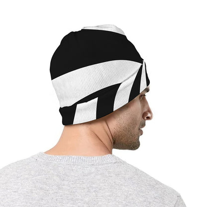 Swirl Optical Illusion Print Beanie