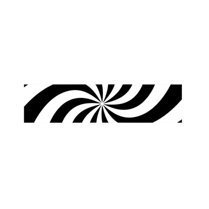 Swirl Optical Illusion Print Bed Runner