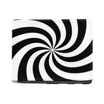 Swirl Optical Illusion Print Bifold Wallet