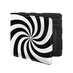 Swirl Optical Illusion Print Bifold Wallet