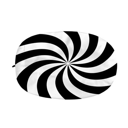 Swirl Optical Illusion Print Car Side Mirror Covers