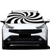 Swirl Optical Illusion Print Car Windshield Snow Cover