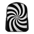 Swirl Optical Illusion Print Casual Backpack
