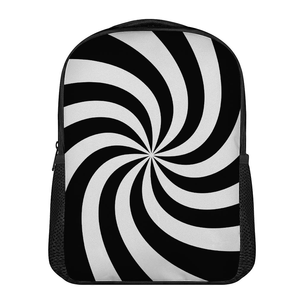 Swirl Optical Illusion Print Casual Backpack