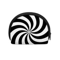 Swirl Optical Illusion Print Coin Purse