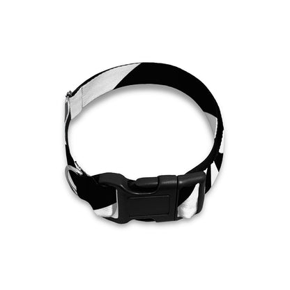 Swirl Optical Illusion Print Dog Collar