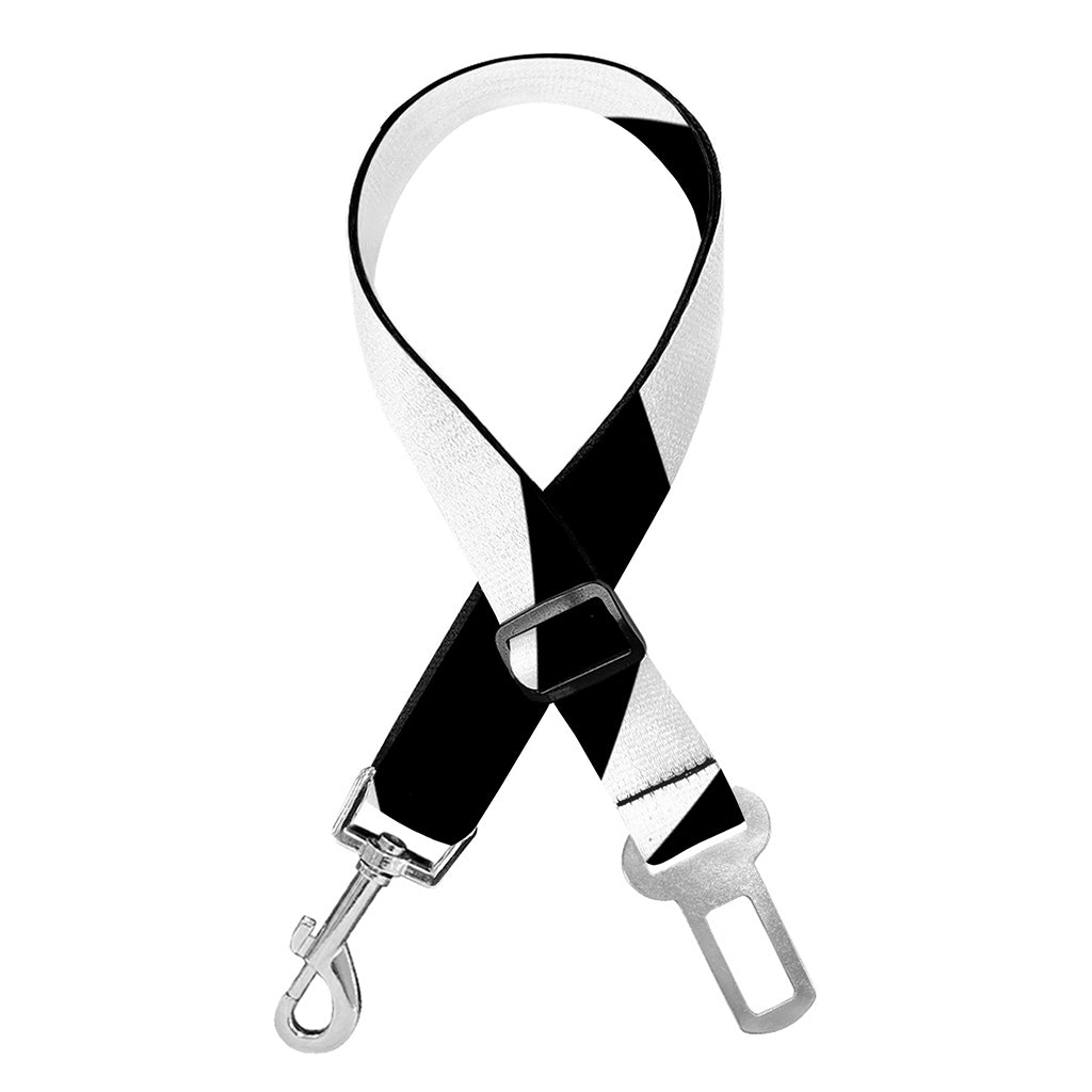 Swirl Optical Illusion Print Dog Seat Belt