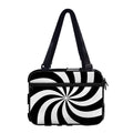 Swirl Optical Illusion Print Double Strap Bible Bag