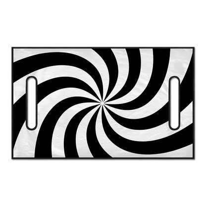 Swirl Optical Illusion Print Golf Cart Seat Cover