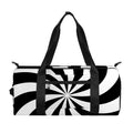 Swirl Optical Illusion Print Gym Bag