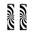 Swirl Optical Illusion Print Handle Covers