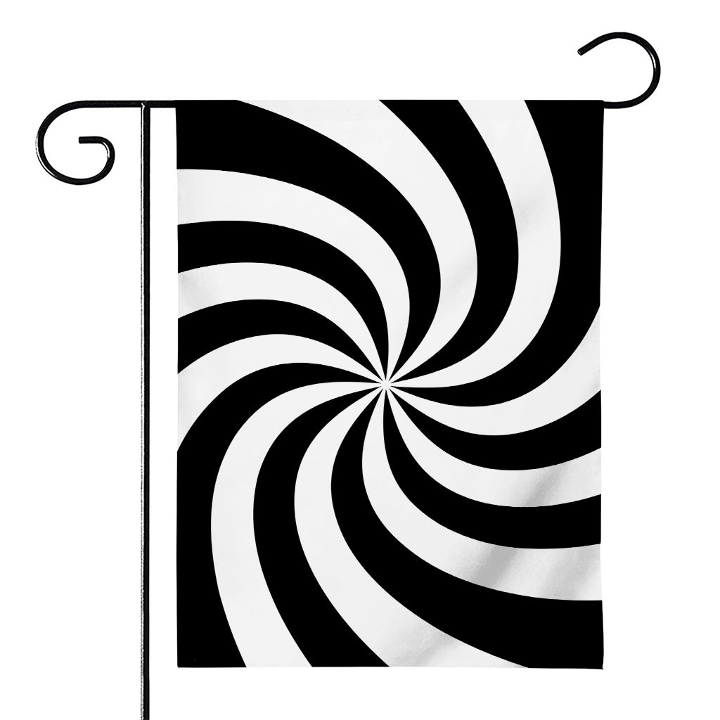 Swirl Optical Illusion Print House Flag