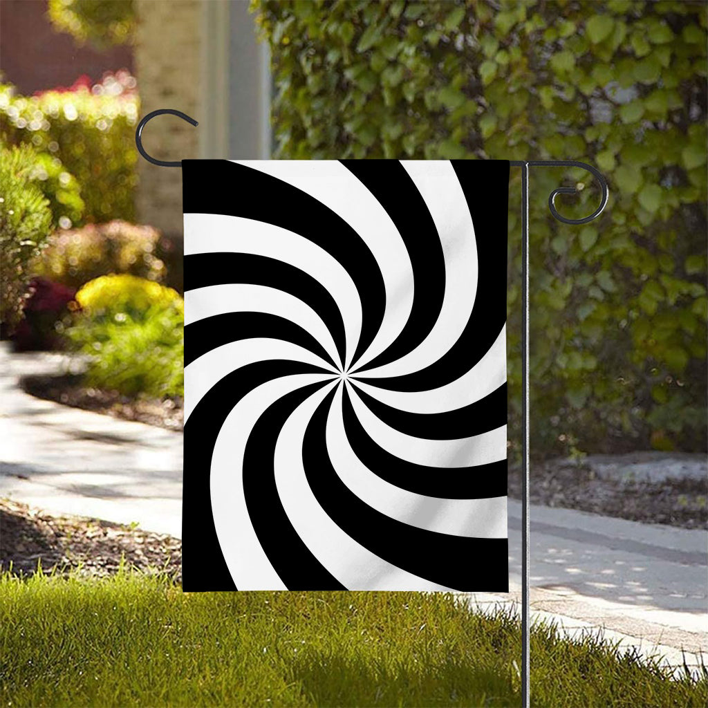 Swirl Optical Illusion Print House Flag