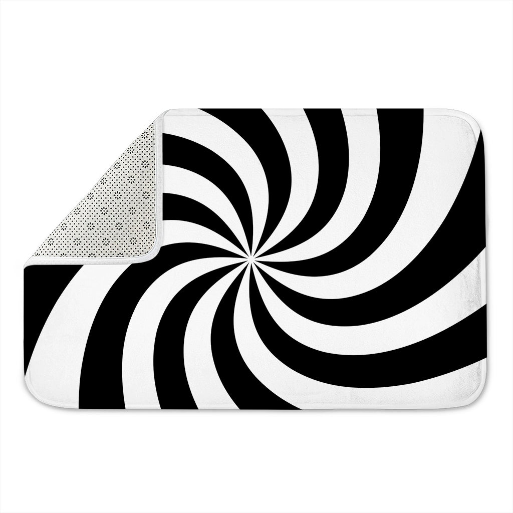 Swirl Optical Illusion Print Indoor Door Mat