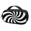Swirl Optical Illusion Print Portable Cooler Travel Case