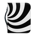 Swirl Optical Illusion Print Leather Bible Cover