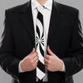 Swirl Optical Illusion Print Necktie