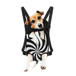 Swirl Optical Illusion Print Pet Carrier Backpack