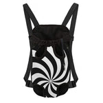 Swirl Optical Illusion Print Pet Carrier Backpack