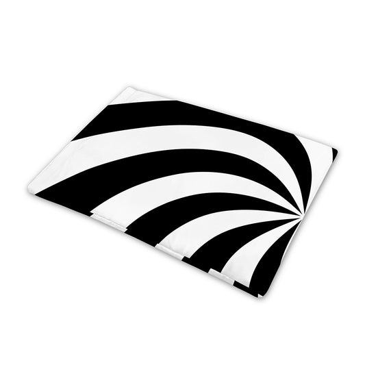 Swirl Optical Illusion Print Pet Cooling Mat Cover