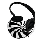 Swirl Optical Illusion Print Pet Sling Carrier